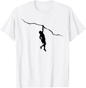 Climbing Climber Bouldering T-Shirt - T-Shirt | White