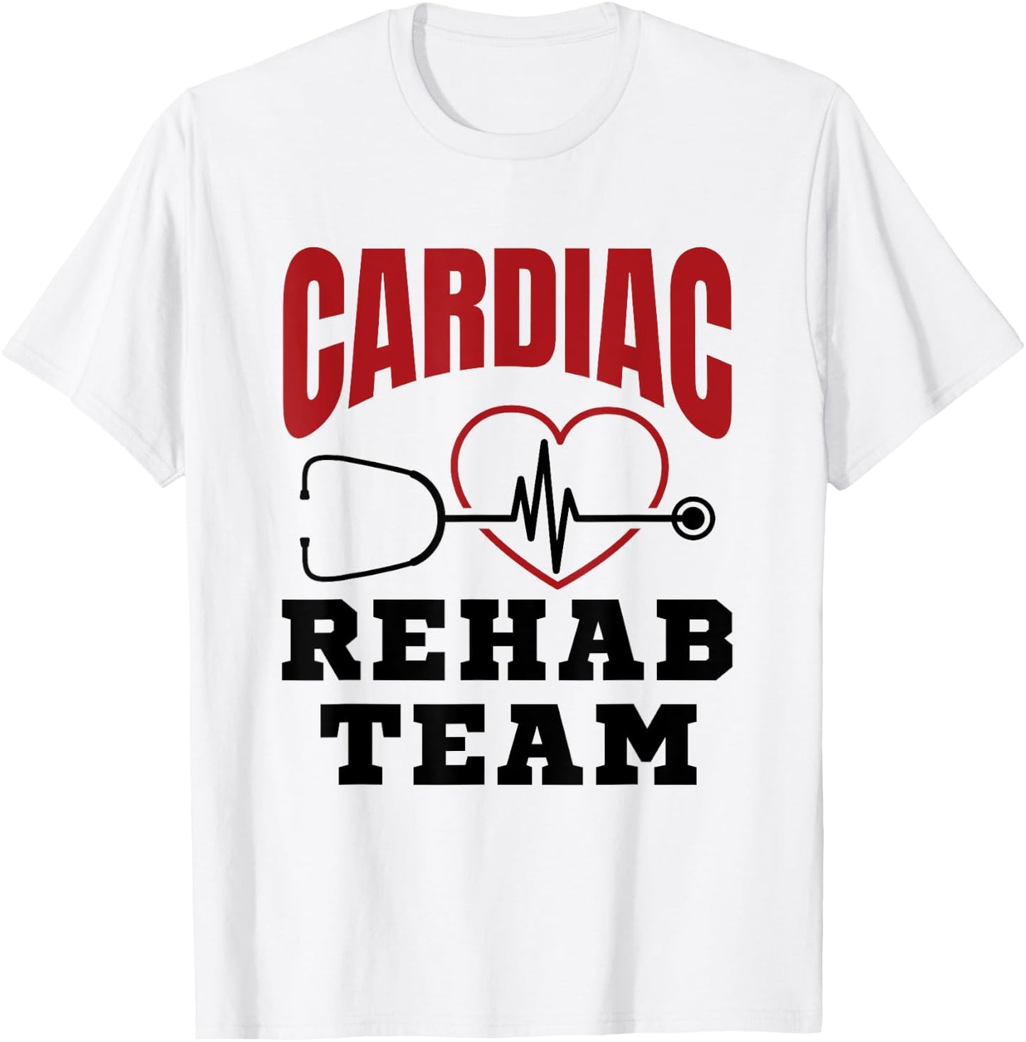 Cardiac Rehab Team T-Shirt - T-Shirt | White