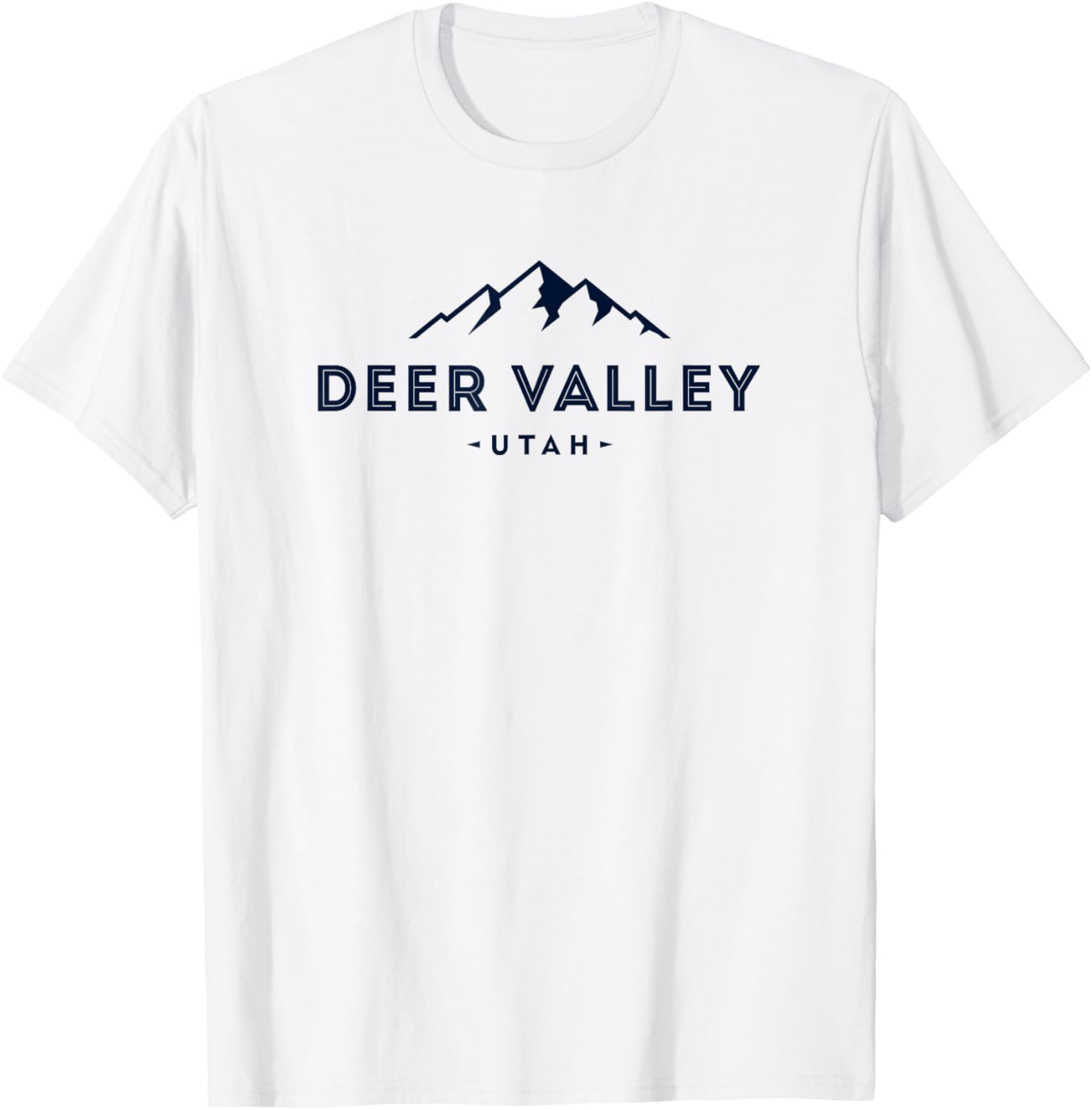 Deer Valley Utah Souvenir UT Mountain Vintage T-Shirt - T-Shirt | White