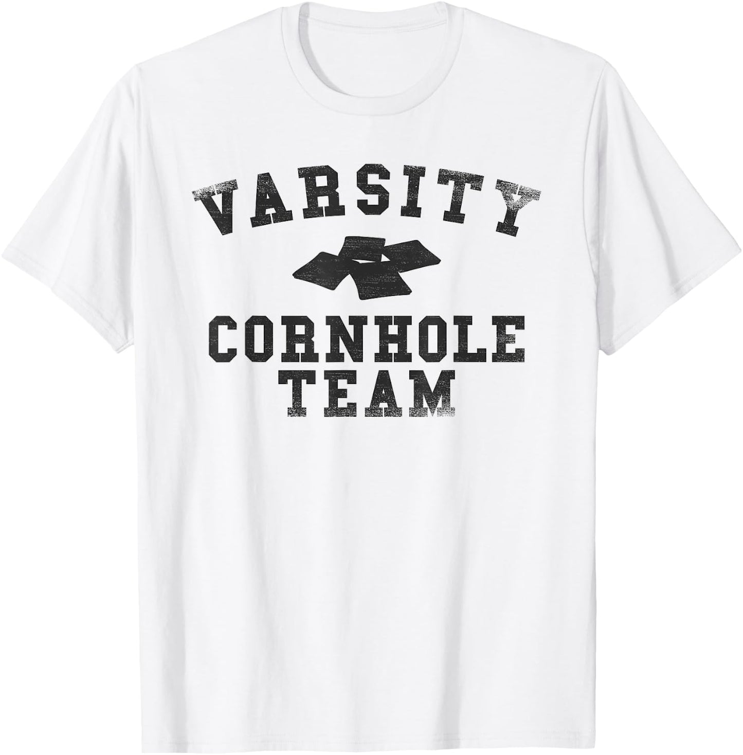 Varsity Cornhole Team Gear Extreme Cornhole Players Gift T-Shirt - T-Shirt | White