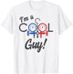 Cool Guy Air Conditioner Repair A/C Tech Heating Cooling Men T-Shirt - T-Shirt | White