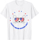 Funny Memorial Day Cat MEOWMorial Day T-Shirt - T-Shirt | White
