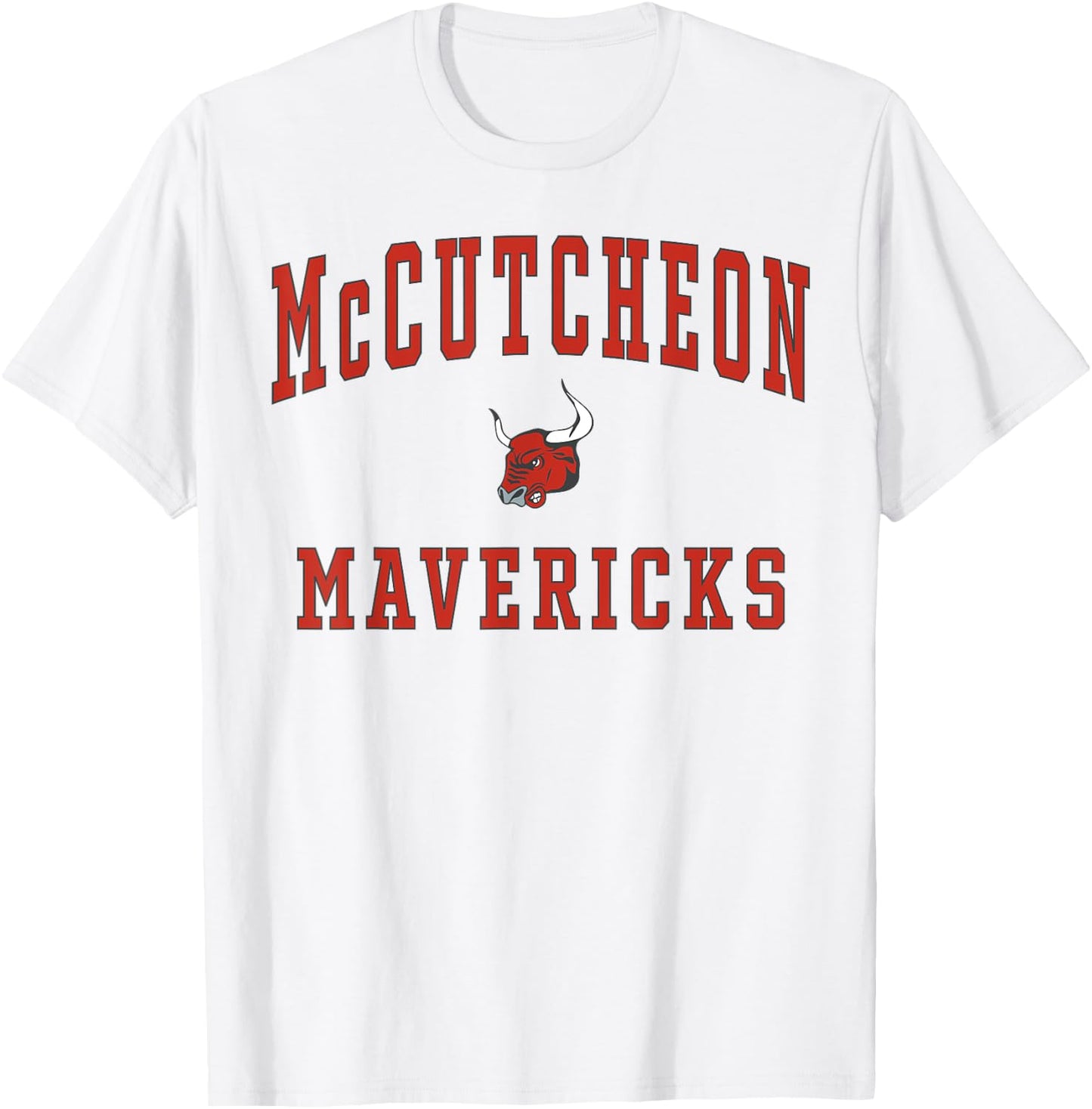 McCutcheon High School Mavericks T-Shirt - T-Shirt | White