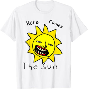 Sun Funny Cursed Dank Meme T-Shirt - T-Shirt | White