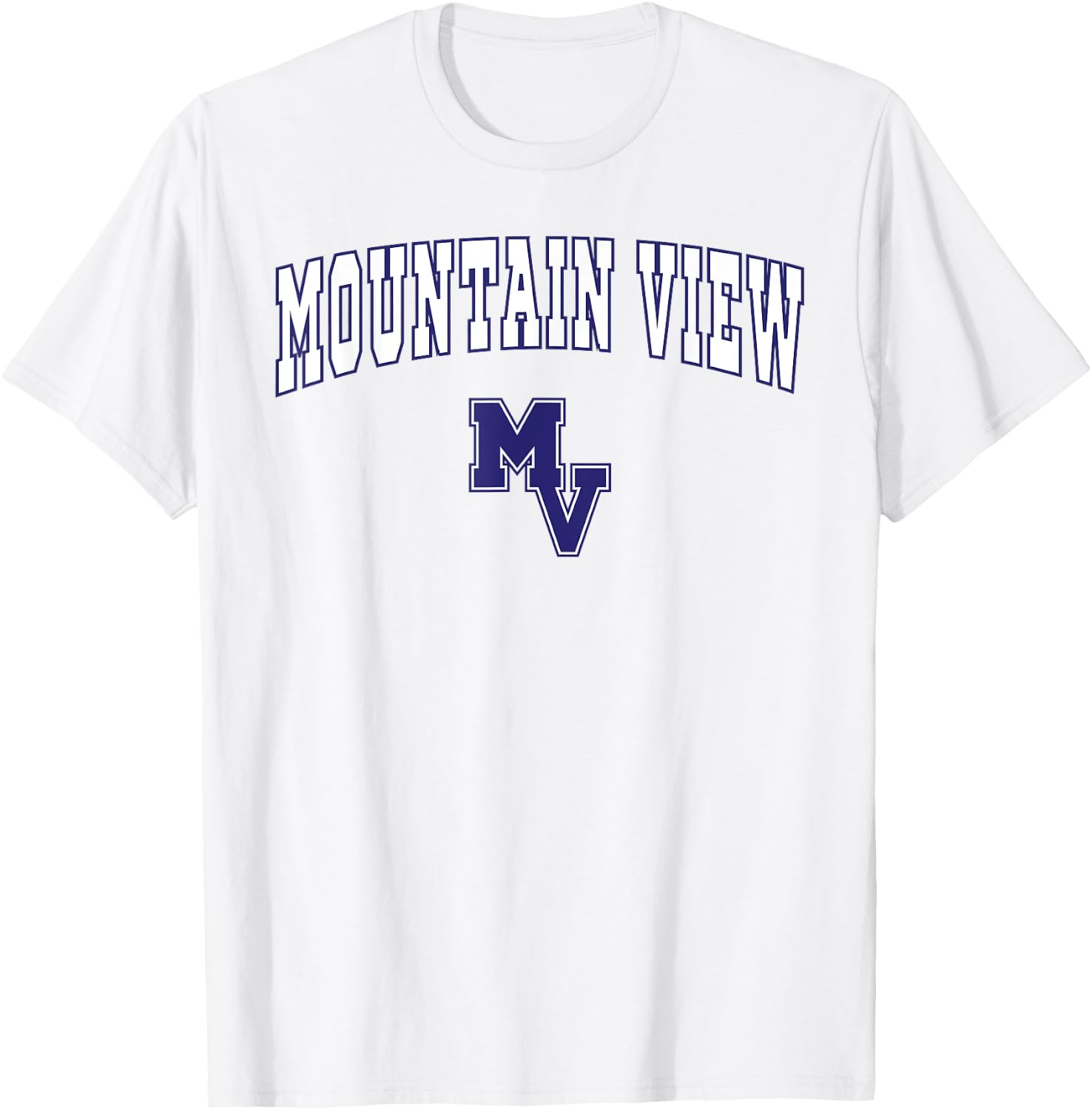Mountain View High School Thunder T-Shirt - T-Shirt | White