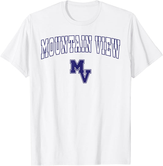 Mountain View High School Thunder T-Shirt - T-Shirt | White