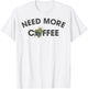 Looney Tunes Marvin The Martian Need More Coffee T-Shirt - T-Shirt | White