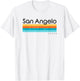 Vintage San Angelo TX Texas USA Retro Design T-Shirt - T-Shirt | White