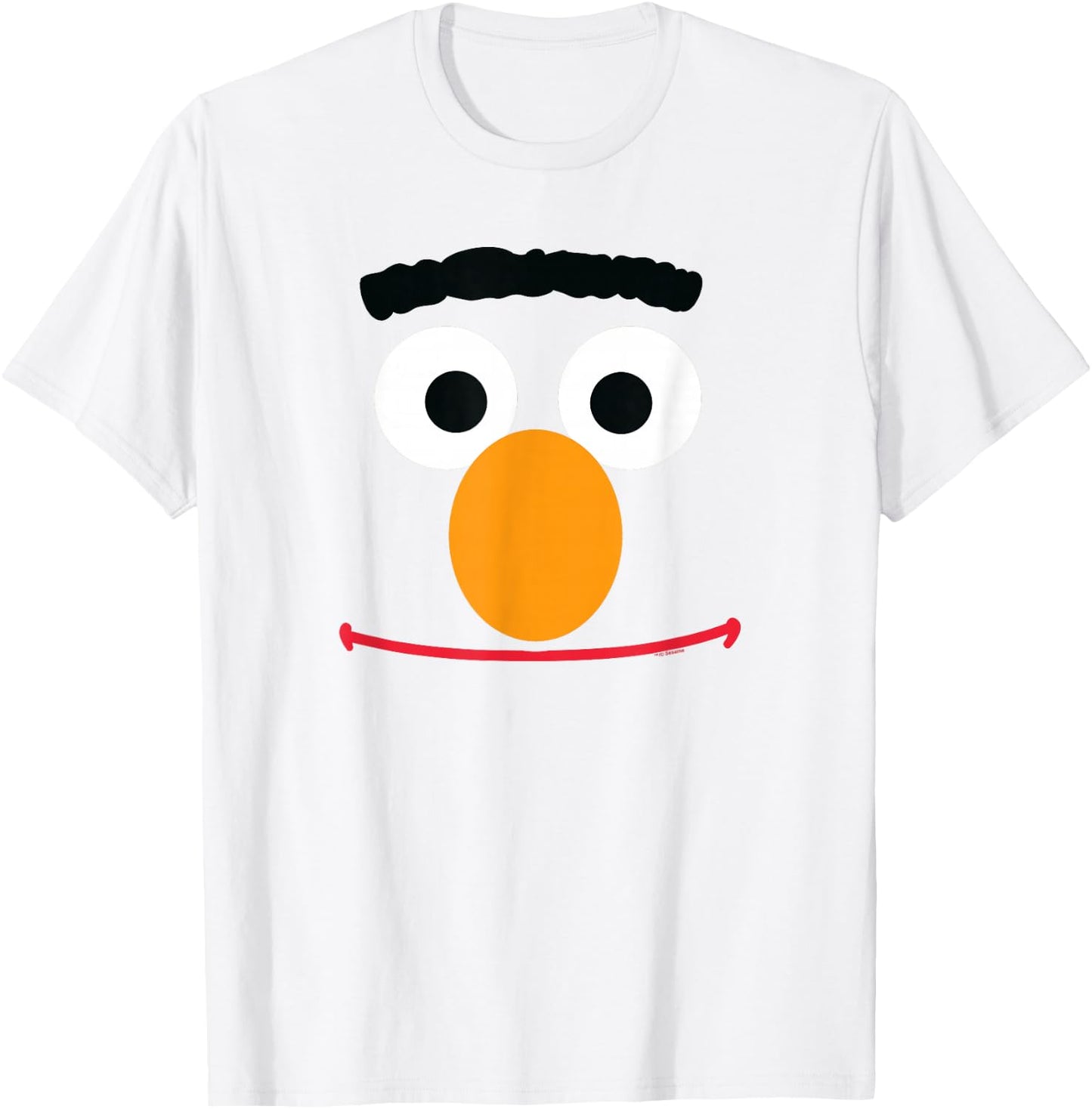Sesame Street Bert Face Halloween Costume T-Shirt - T-Shirt | White