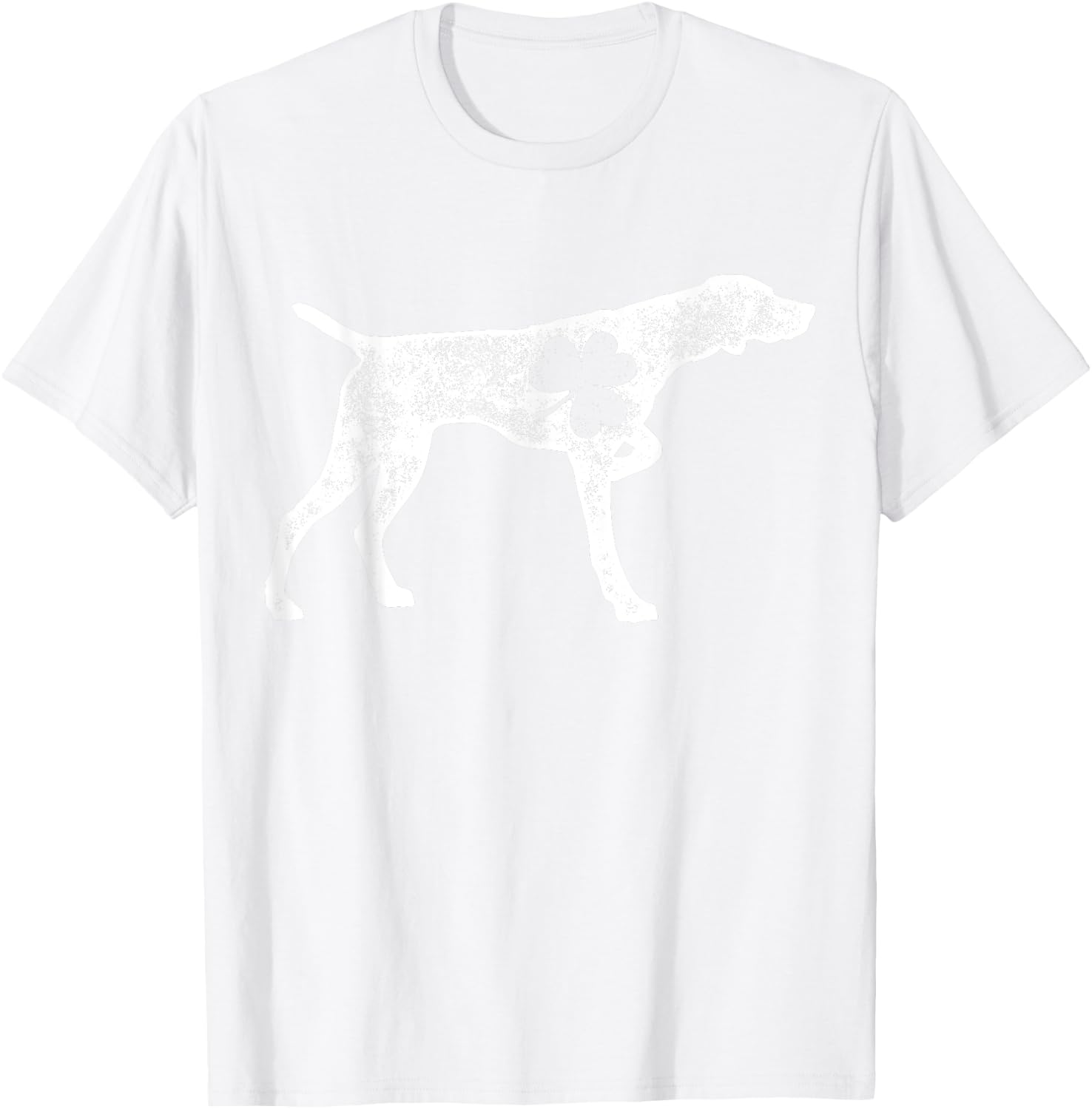 German Shorthaired Pointer St Patrick's Day Boys Shamrock Dog T-Shirt - T-Shirt | White