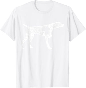German Shorthaired Pointer St Patrick's Day Boys Shamrock Dog T-Shirt - T-Shirt | White