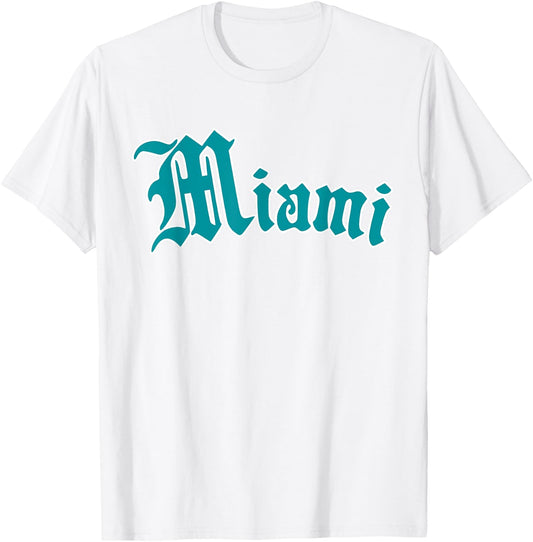 Miami - Florida - Throwback - Hometown Pride Classic Sports T-Shirt - T-Shirt | White
