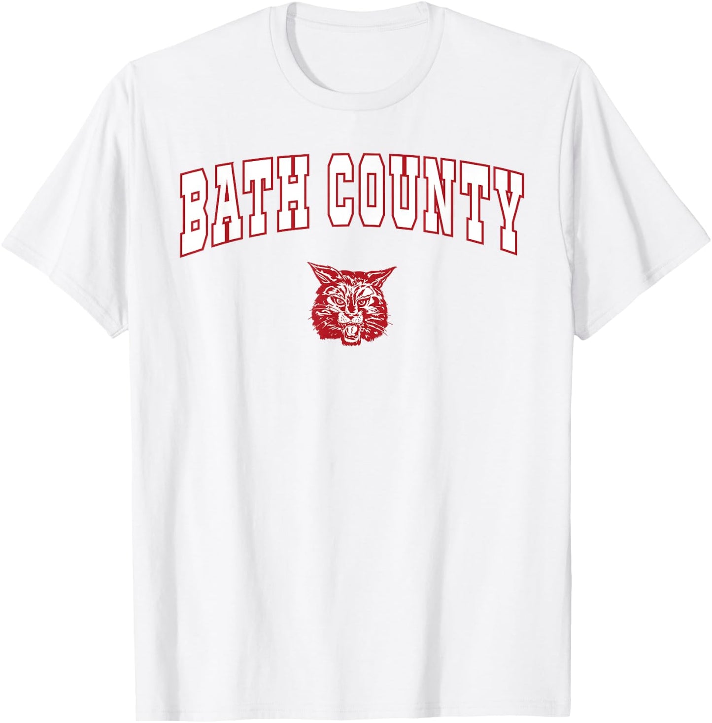 Bath County High School Wildcats T-Shirt - T-Shirt | White