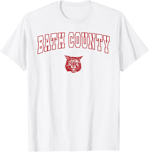 Bath County High School Wildcats T-Shirt - T-Shirt | White
