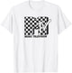 MTV Checkered Logo T-Shirt - T-Shirt | White