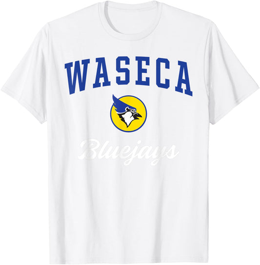 Waseca High School Bluejays T-Shirt - T-Shirt | White