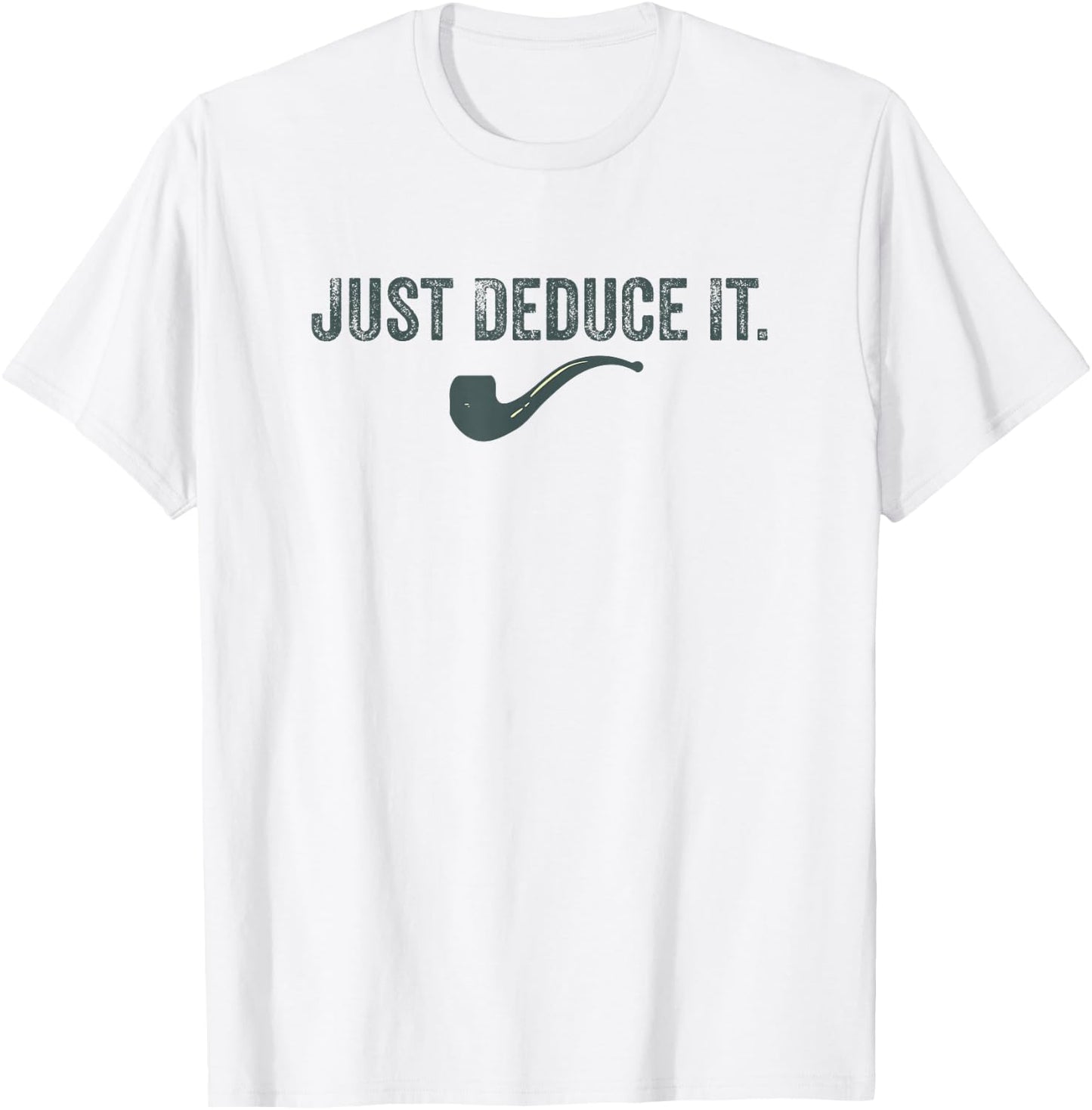 Simply Derive It Funny Sherlock Holmes Detective T-Shirt - T-Shirt | White