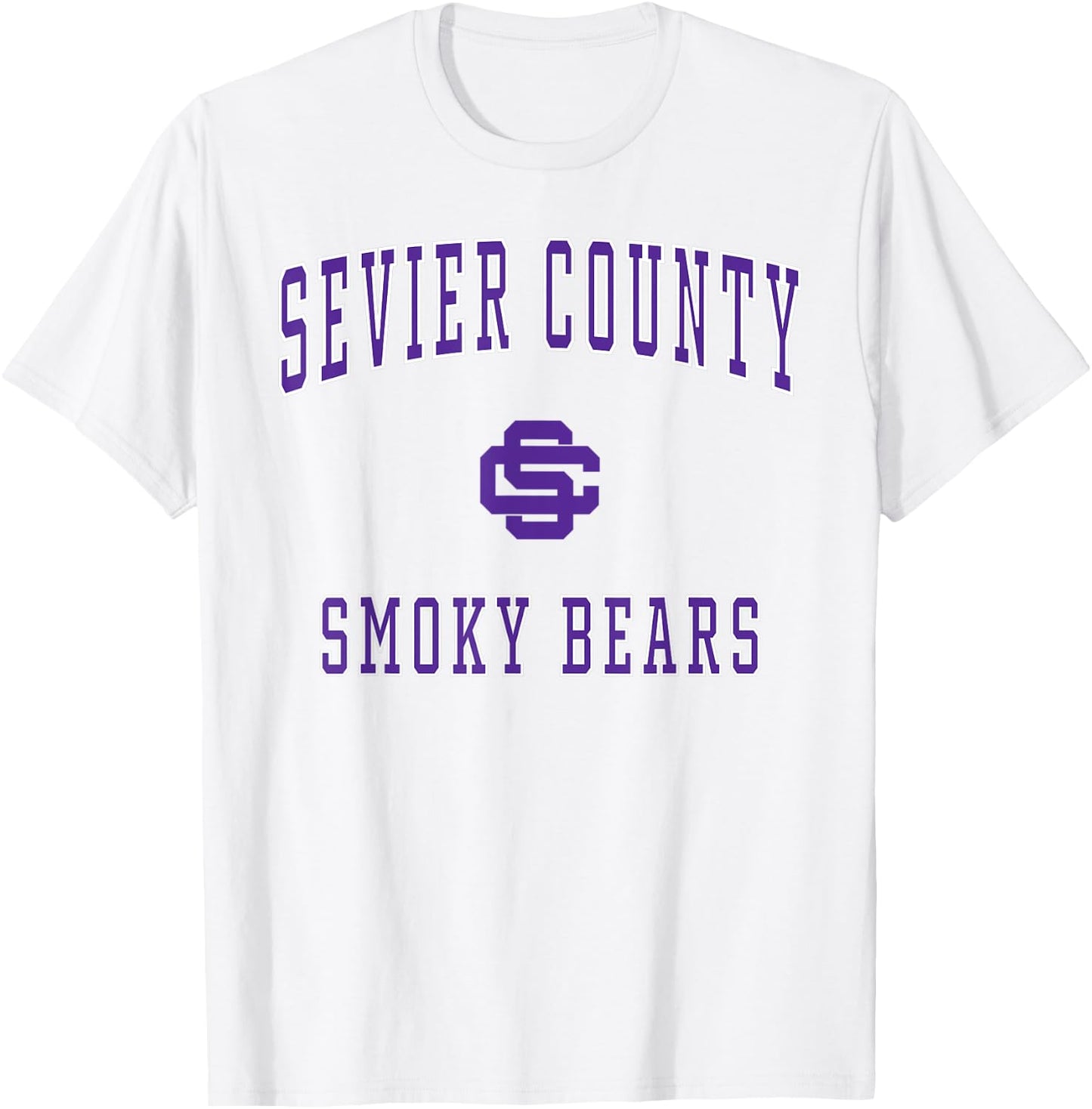 Sevier County High School Smoky Bears T-Shirt - T-Shirt | White