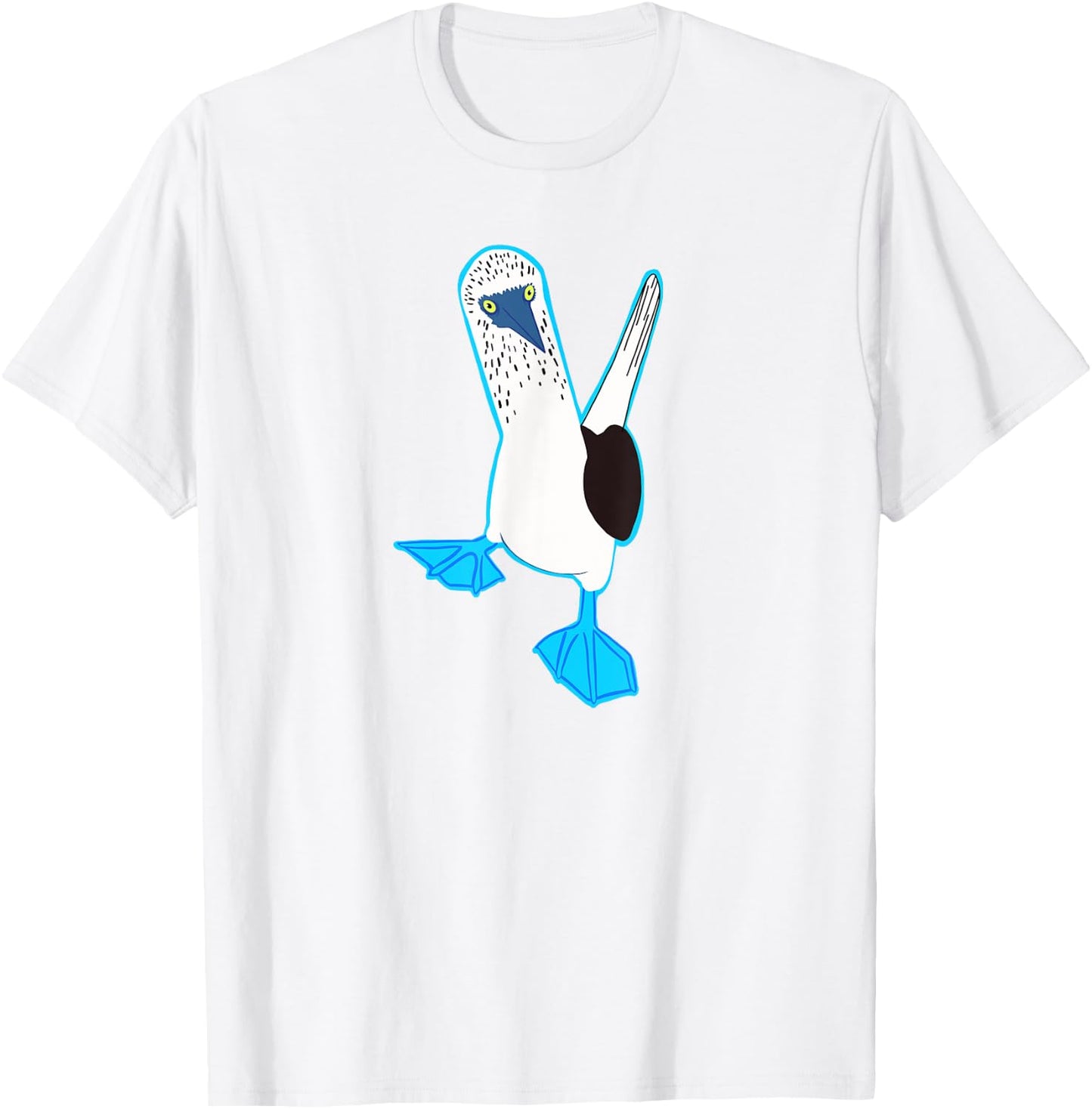 Funny Blue-Footed Boobie T-Shirt - T-Shirt | White