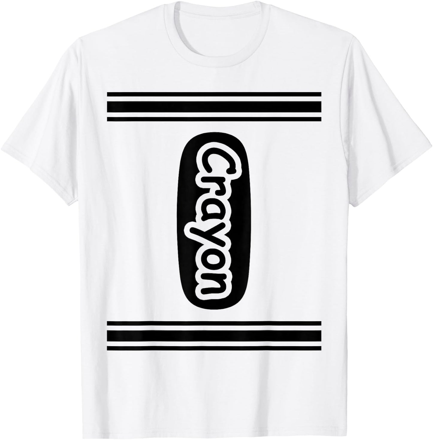 Crayon , Grey, Small T-Shirt - T-Shirt | White