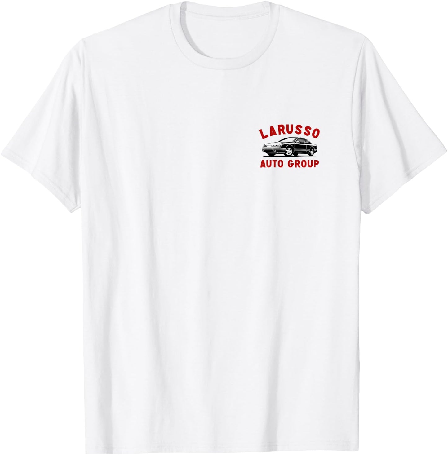 Cobra Kai Retro LaRusso Auto Group Ad Front and Back T-Shirt - T-Shirt | White
