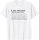 Lake Almanor California Definition T-Shirt - T-Shirt | White
