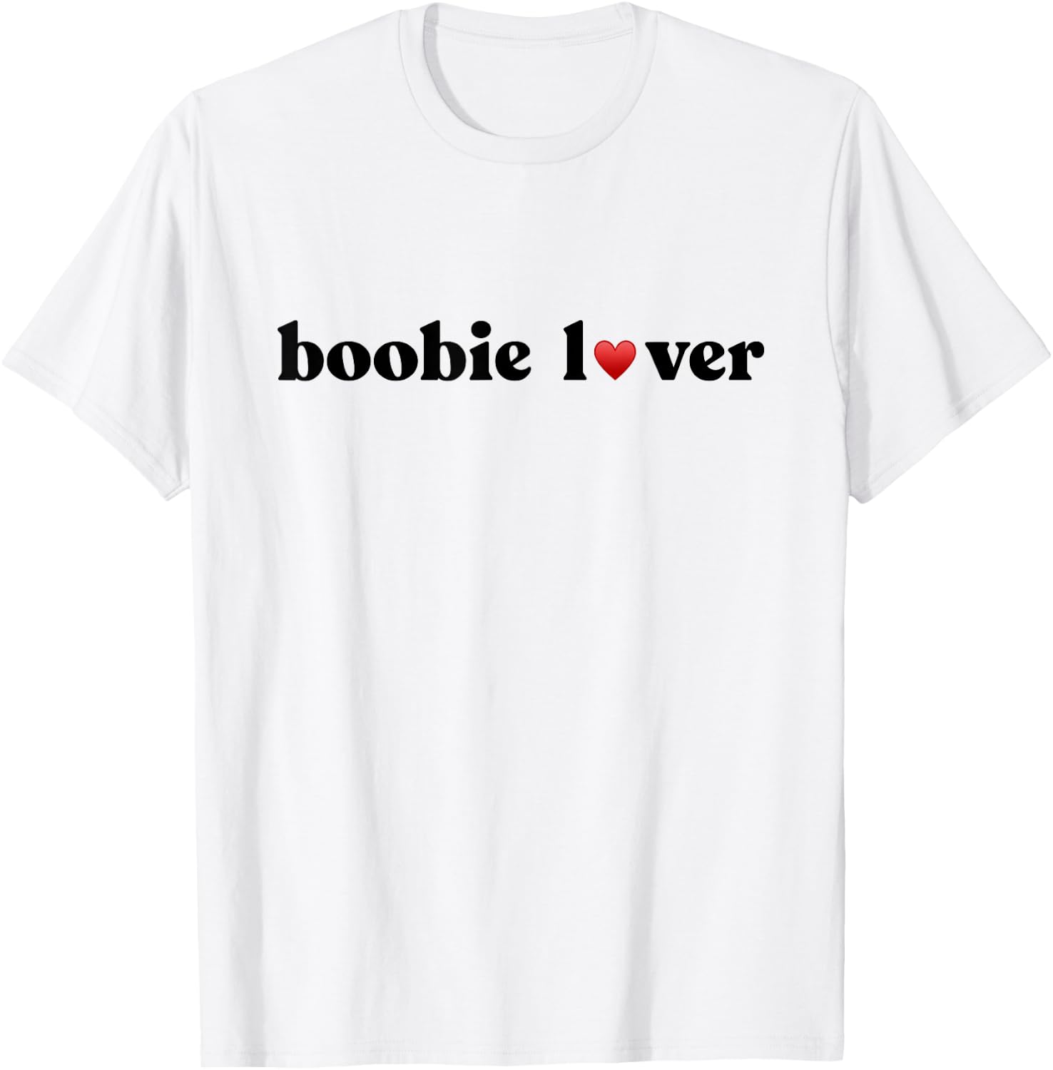 boobie lover Breast Cancer Awareness T-Shirt - T-Shirt | White