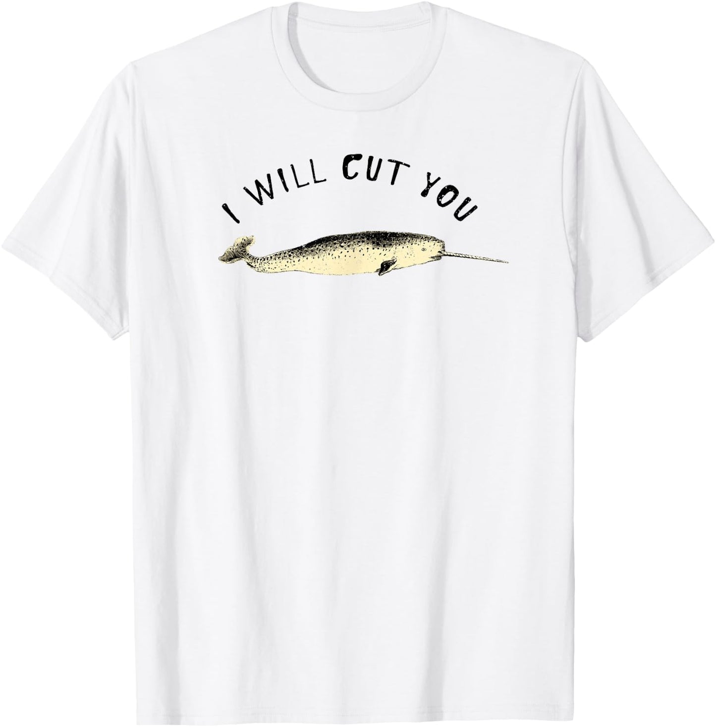 Funny Narwhal I give you the Unicorn of the Sea T-Shirt - T-Shirt | White
