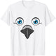 Funny Dove Animal Face Lazy Halloween Costume T-Shirt - T-Shirt | White