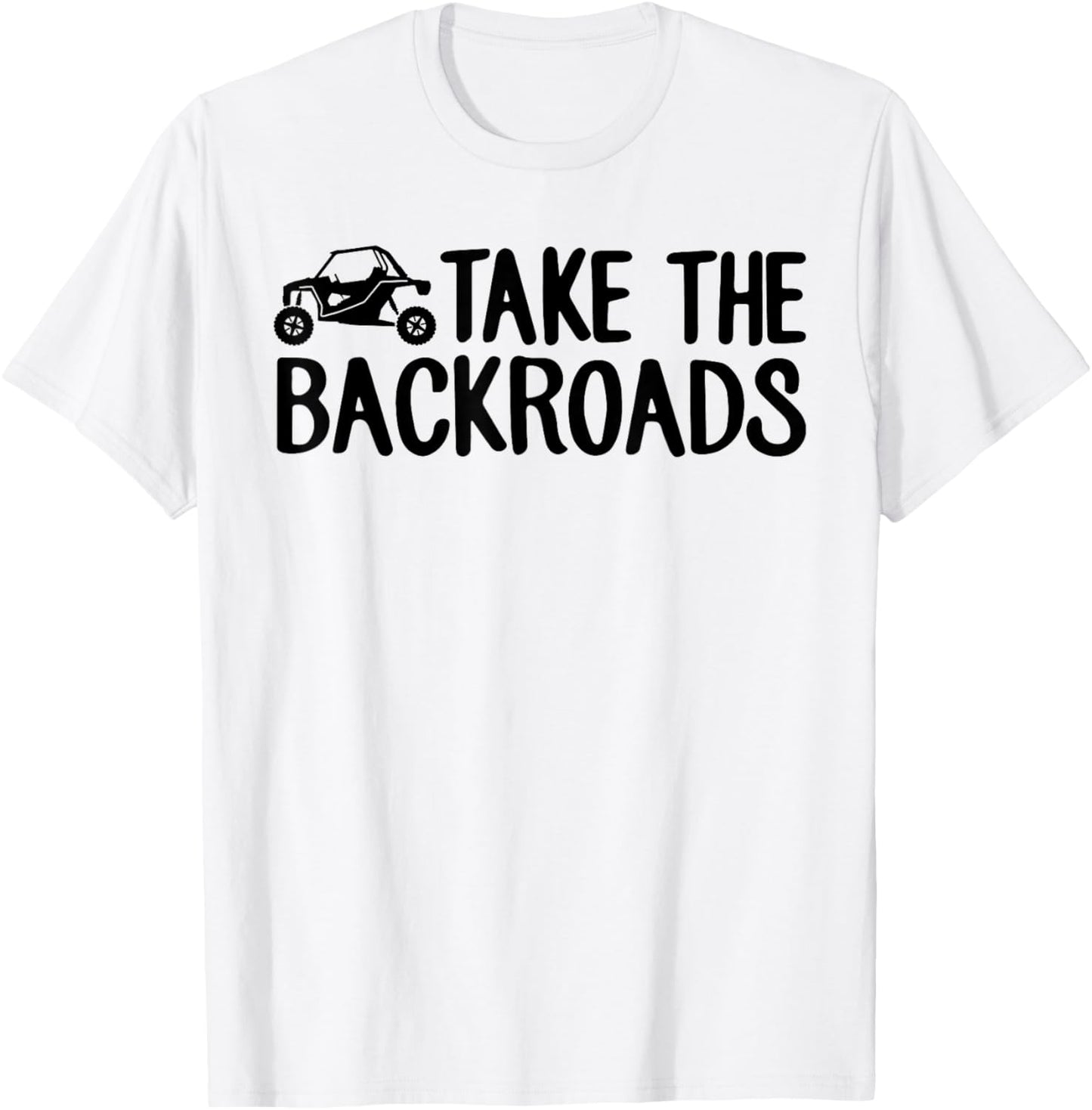 Take The Backroads Off-road T-Shirt - T-Shirt | White