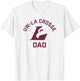 University of Wisconsin-La Crosse Eagles Arched Dad T-Shirt - T-Shirt | White