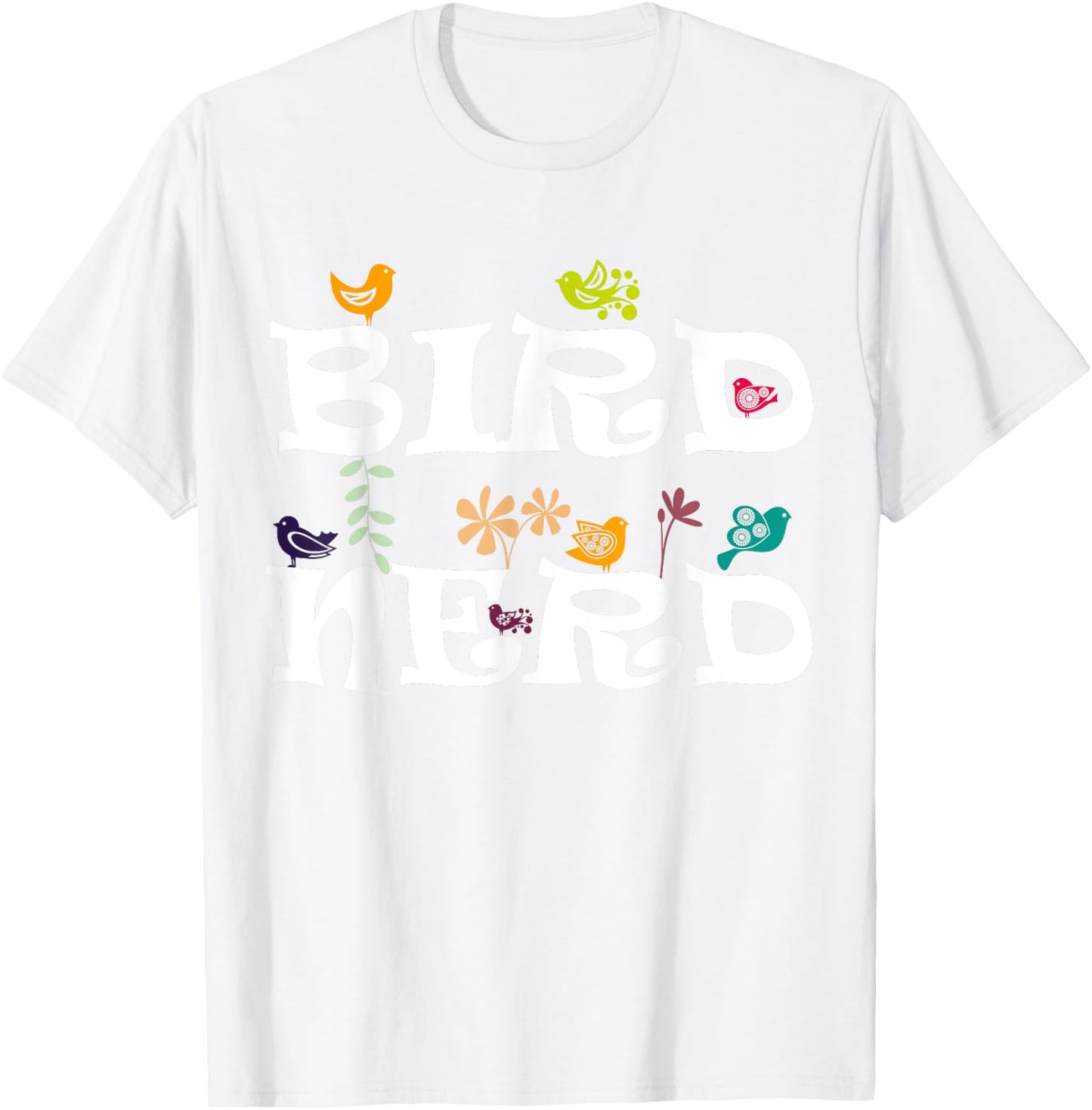 Birds to Watch Bird Nerd Ornithology Science Birds Spicies Birdwatching - -Adults, Grey, Small T-Shirt - T-Shirt | White