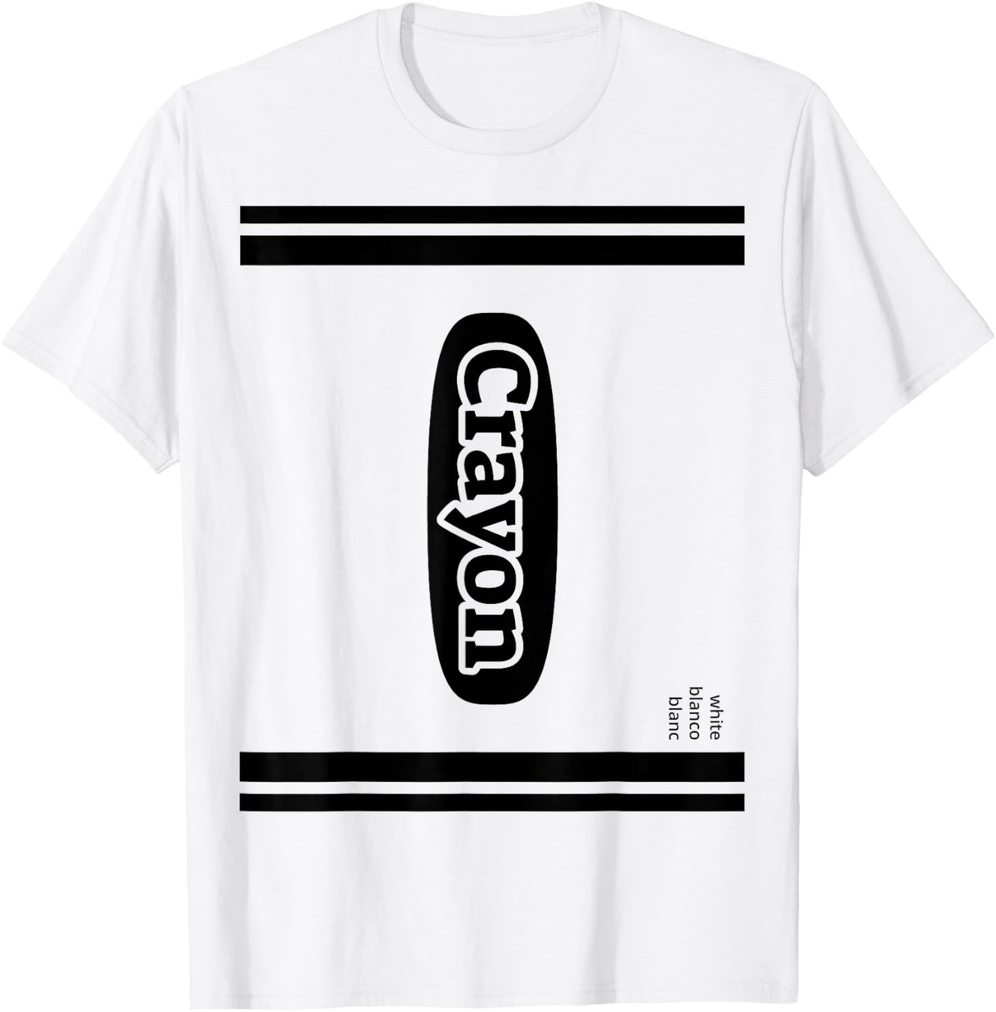 Crayon White Group Costume T-Shirt - T-Shirt | White