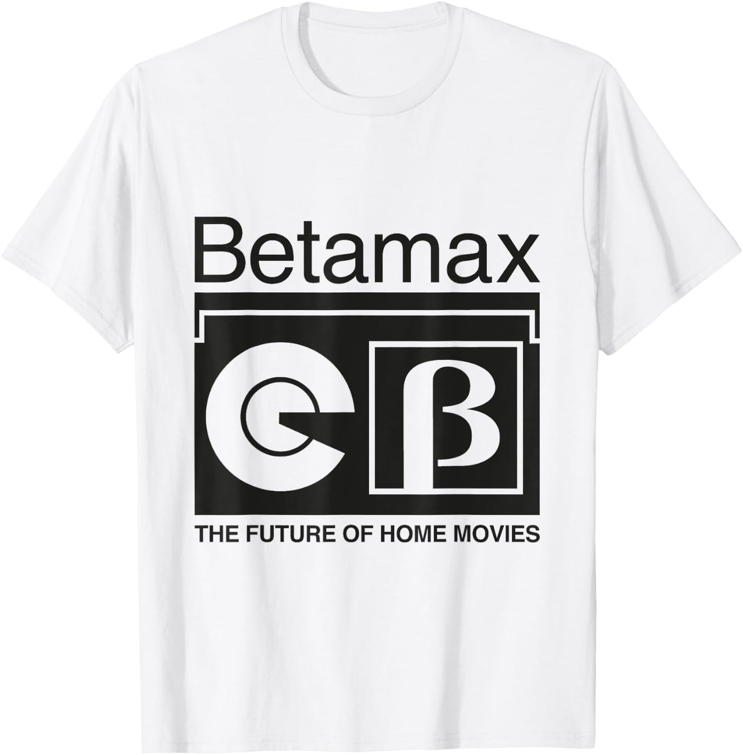 Betamax The Future Of Home Movies T-Shirt - T-Shirt | White