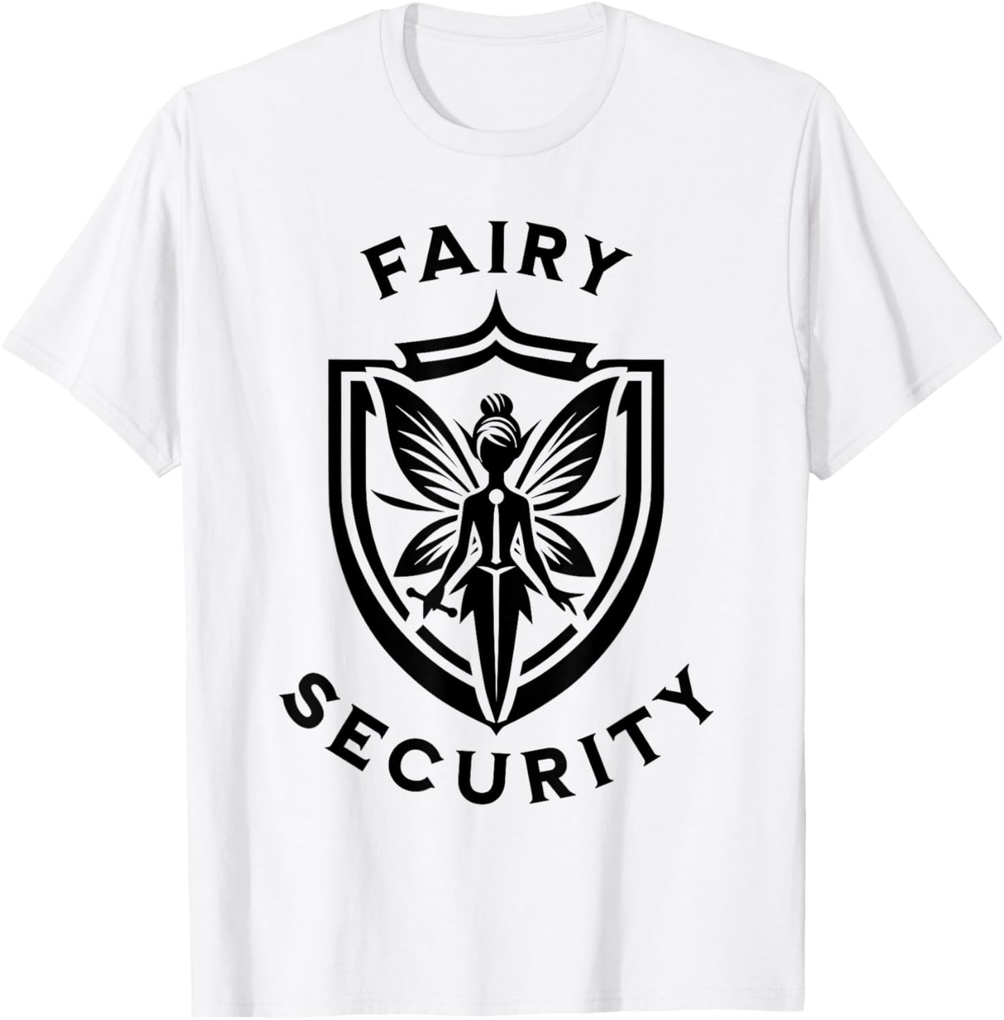 Fairy Security Halloween Costume Mom Dad Adult Big Daughter T-Shirt - T-Shirt | White