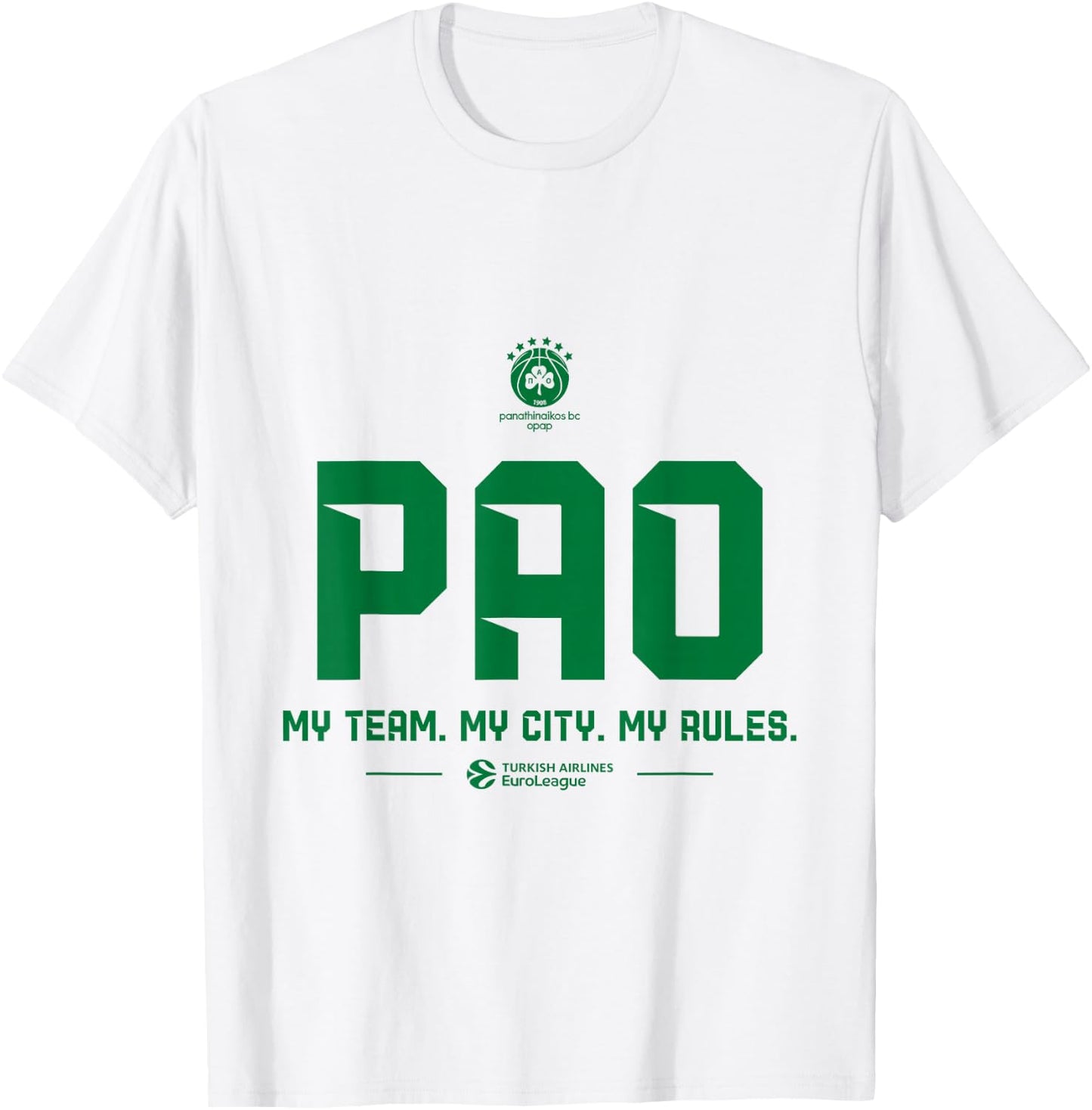 Teams - Panathinaikos OPAP Athens (White) T-Shirt - T-Shirt | White