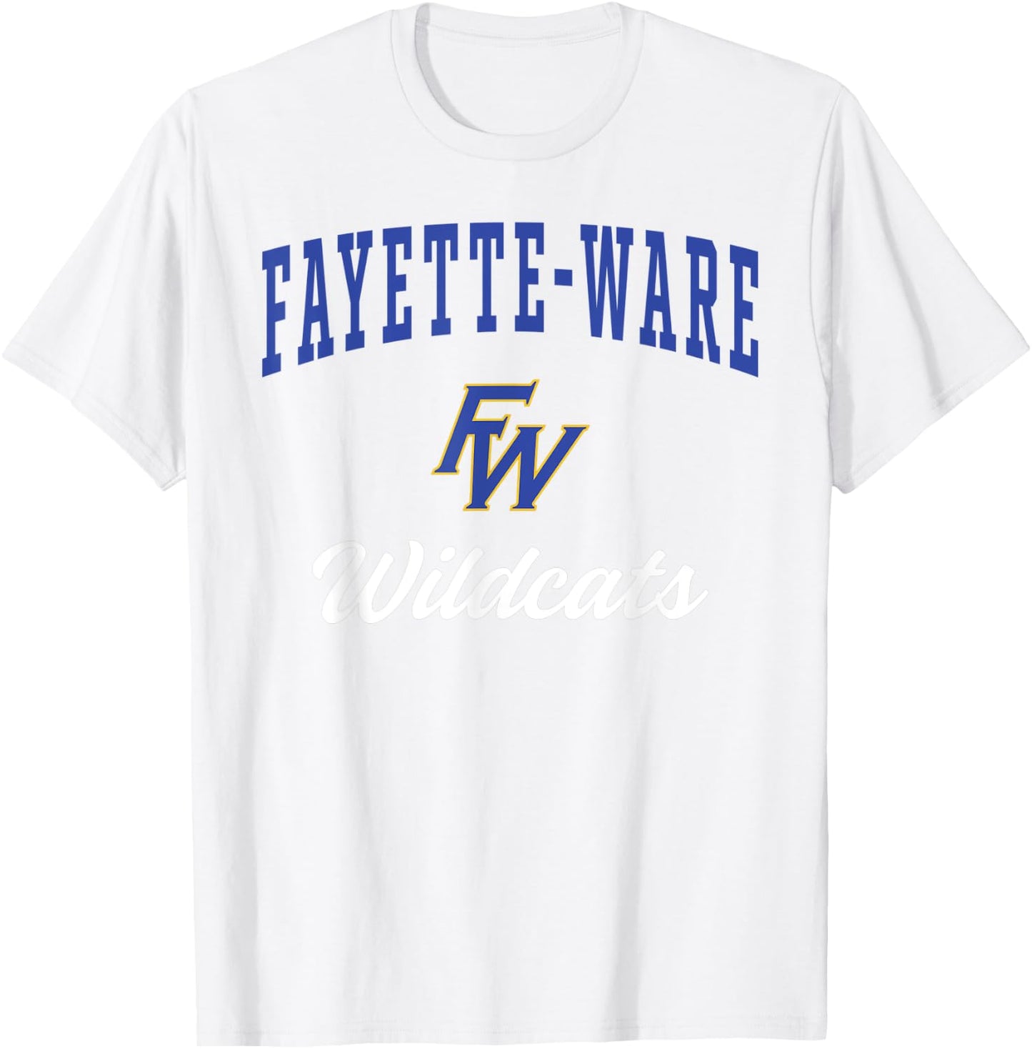 Fayette-Ware High School Wildcats T-Shirt - T-Shirt | White