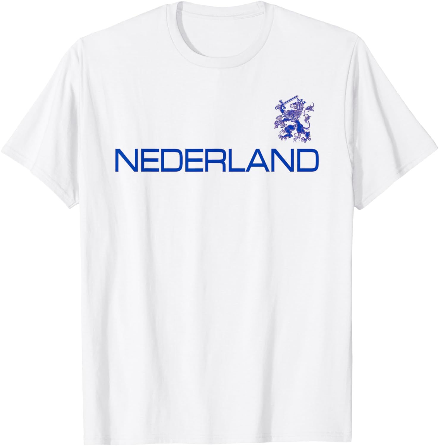 Dutch Lion of the Netherlands Holland Nederland Orange T-Shirt - T-Shirt | White