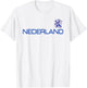 Dutch Lion of the Netherlands Holland Nederland Orange T-Shirt - T-Shirt | White