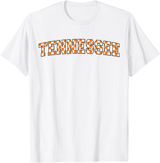 Classic Tennessee TN State Varsity Style Orange T-Shirt - T-Shirt | White