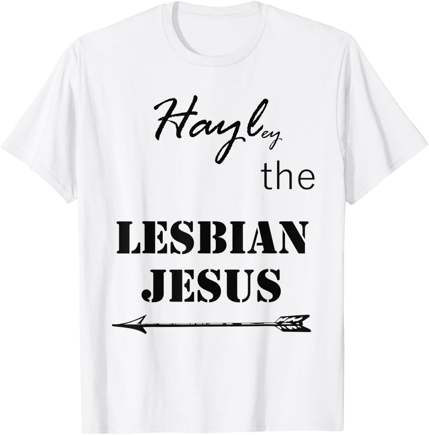 Hayley Merch - The Lesbian Jesus T-Shirt - T-Shirt | White