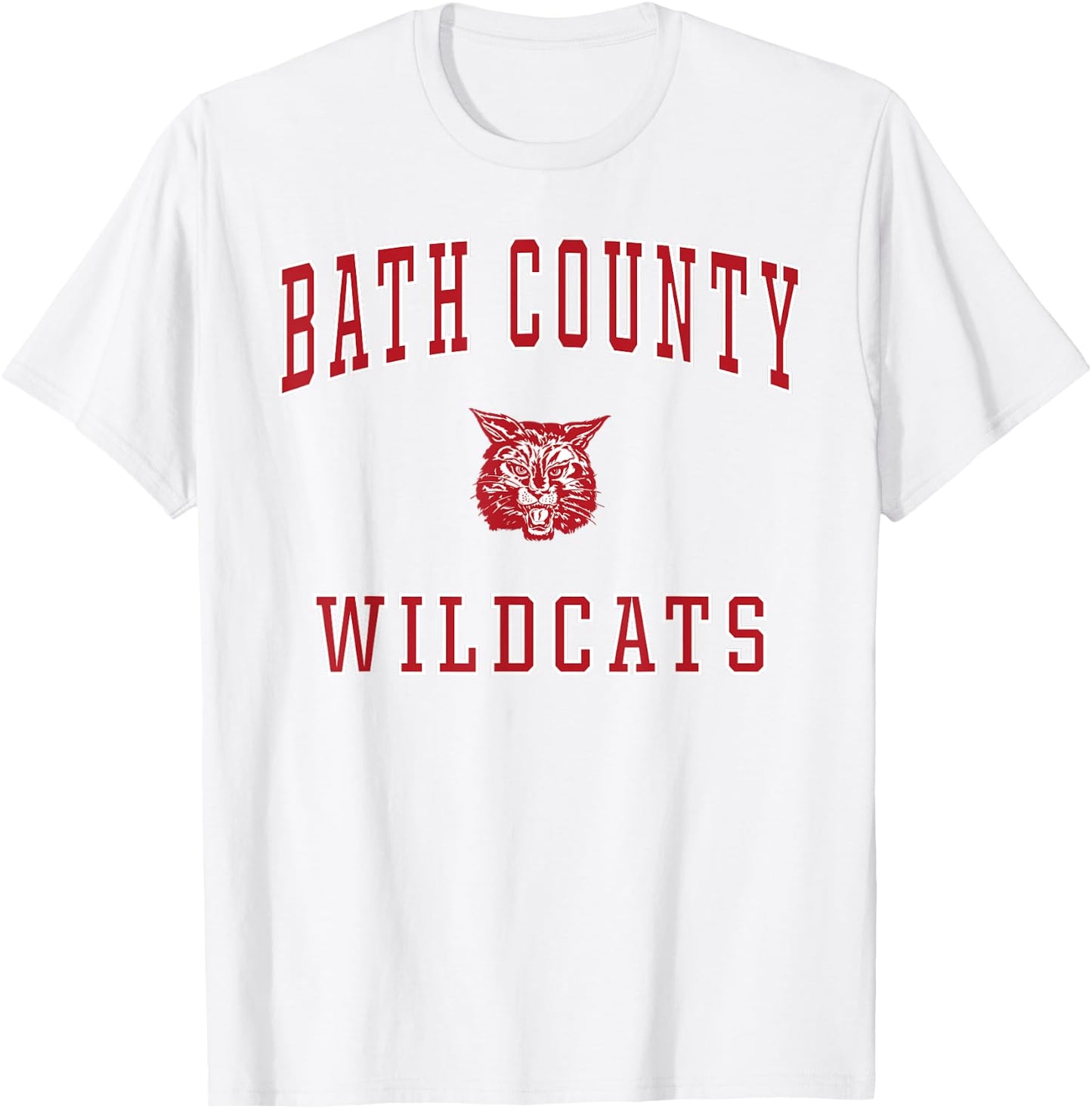 Bath County High School Wildcats T-Shirt - T-Shirt | White