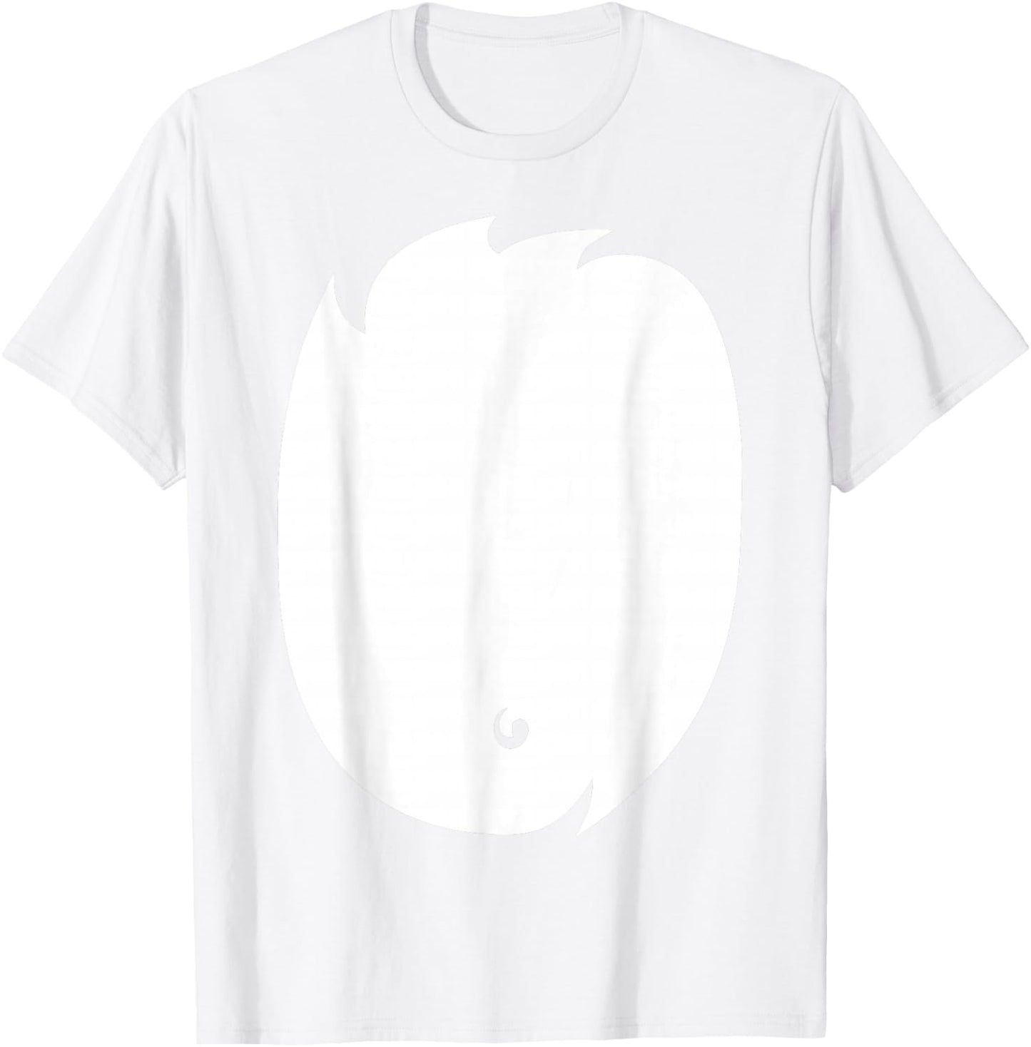 Fox Costume Shirt Cute Fox Belly DIY Halloween T-Shirt - T-Shirt | White