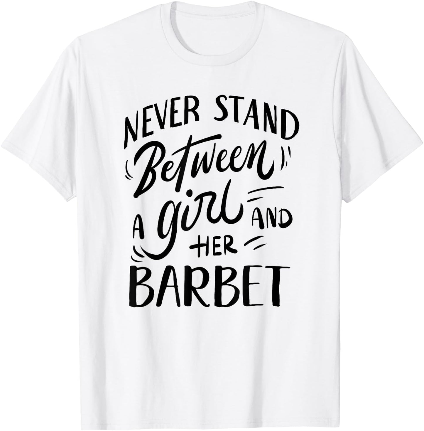 Dog Owner Gift A Girl And Her Barbet T-Shirt - T-Shirt | White