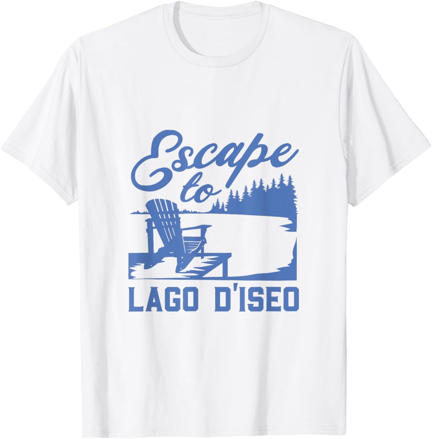 Escape to Lago d'Iseo T-Shirt - T-Shirt | White