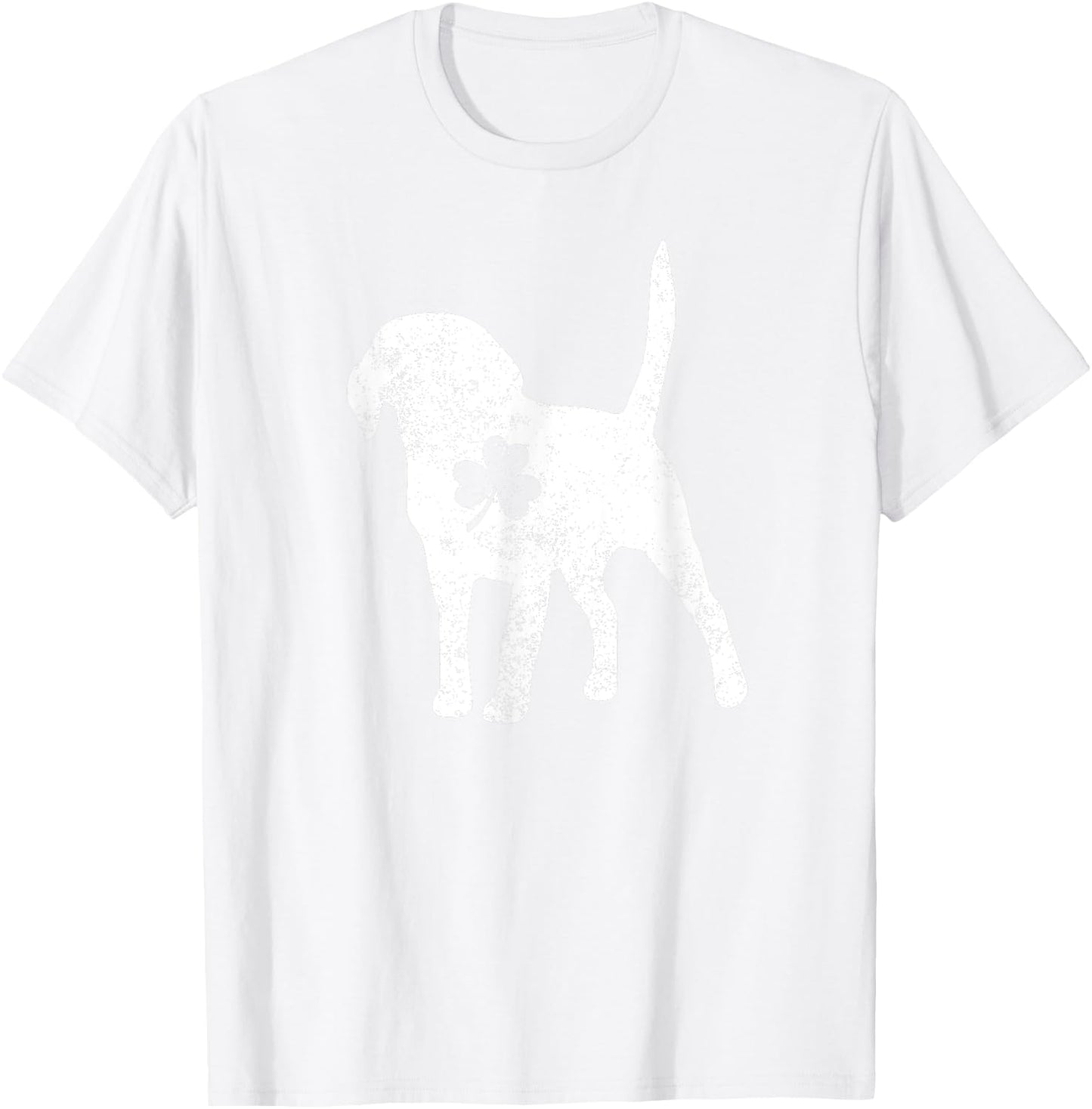 Labrador Shamrock St Patricks Day Lab Dog Lover Gift T-Shirt - T-Shirt | White