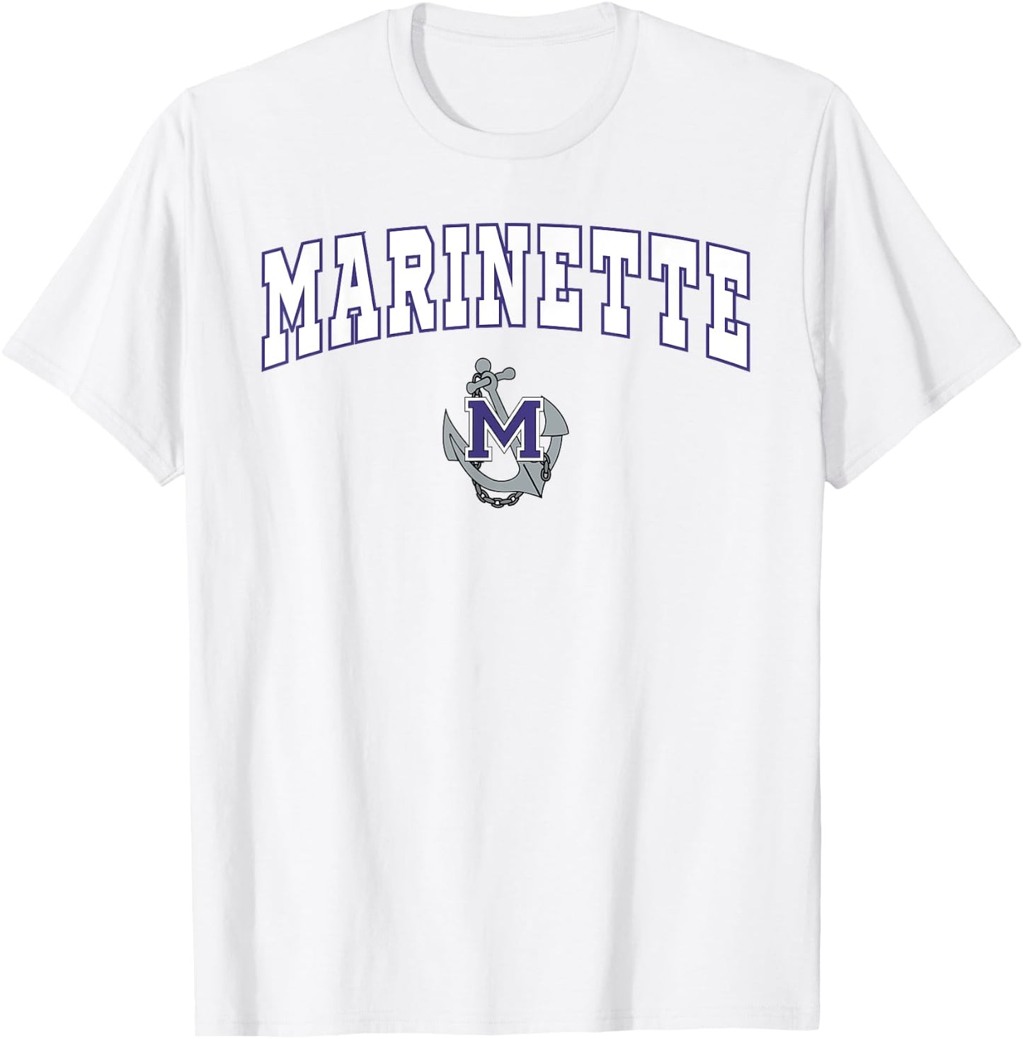 Marinette High School Marines T-Shirt - T-Shirt | White