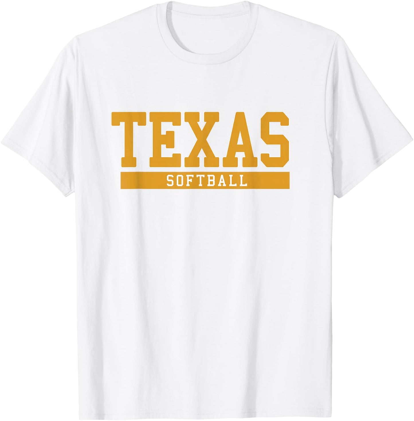 Texas Softball T-Shirt - T-Shirt | White