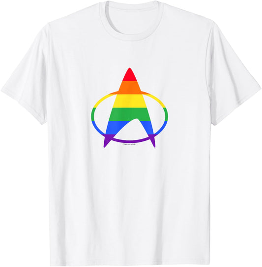 Star Trek: The Next Generation Pride Delta T-Shirt - T-Shirt | White