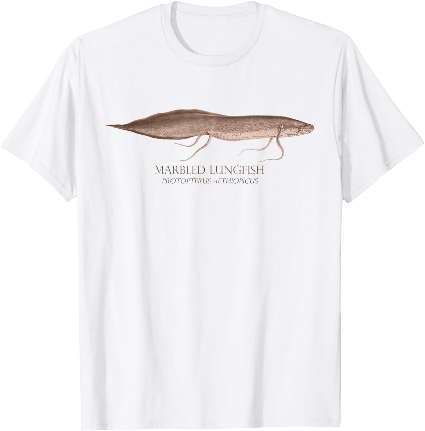 Lungfish Aquarium Fish Keeper Protopterus Aquarist Fish Gift T-Shirt - T-Shirt | White